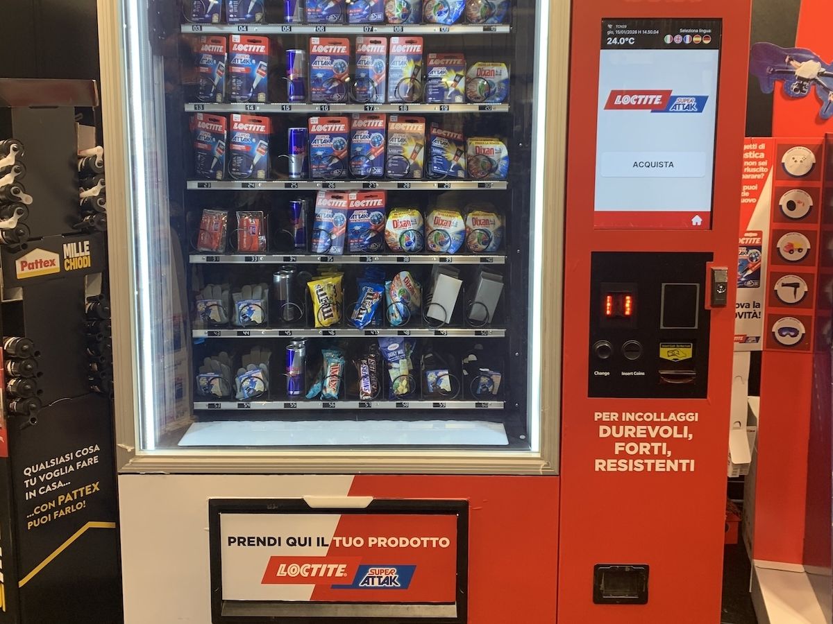 Brico io, Henkel e Vado lanciano un progetto pilota di smart vending Brico io, Henkel e Vado lanciano un progetto pilota di smart vending