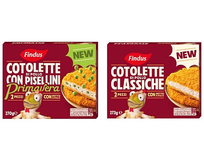 Findus presenta le Cotolette di Pollo Classiche e le Cotolette di Pollo con Pisellini Primavera Findus presenta le Cotolette di Pollo Classiche e le Cotolette di Pollo con Pisellini Primavera