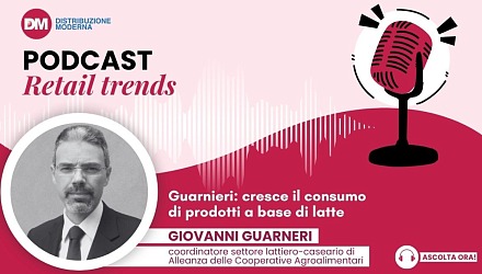 Podcast: Guarnieri, cresce il consumo di prodotti a base di latte Podcast: Guarnieri, cresce il consumo di prodotti a base di latte