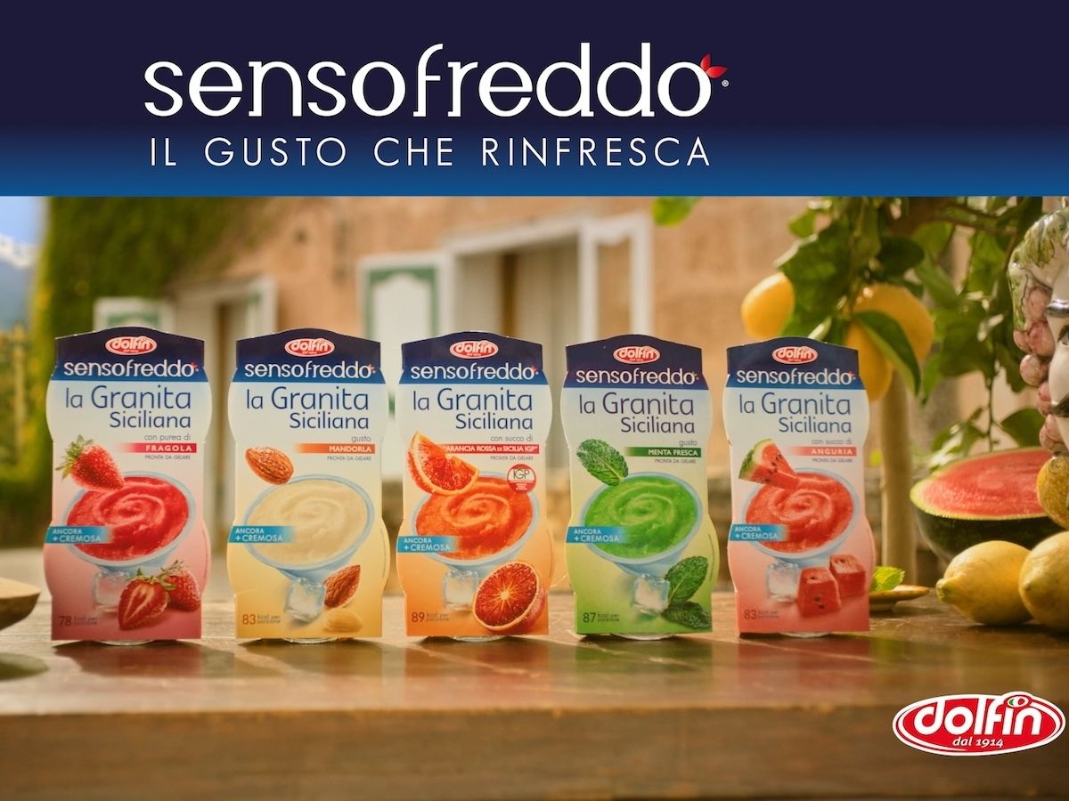 Dolfin presenta lo spot SensoFreddo: omaggio alla Sicilia e alla cultura della granita Dolfin presenta lo spot SensoFreddo: omaggio alla Sicilia e alla cultura della granita