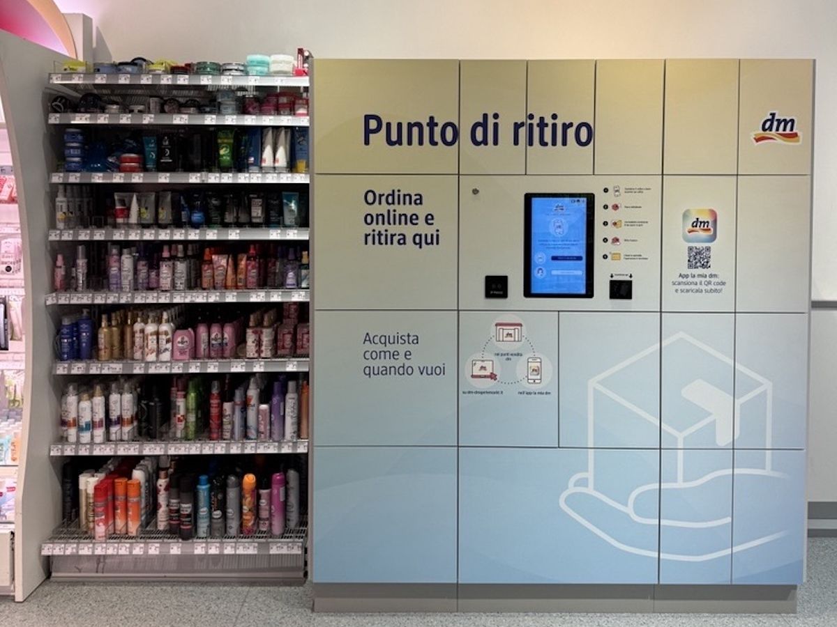 Dm potenzia la strategia omnichannel con nuovi punti di ritiro in Italia
