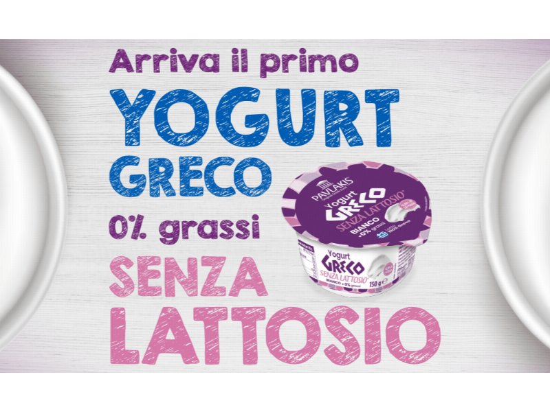 Atlante lancia il primo yogurt 100% greco senza grassi e senza lattosio