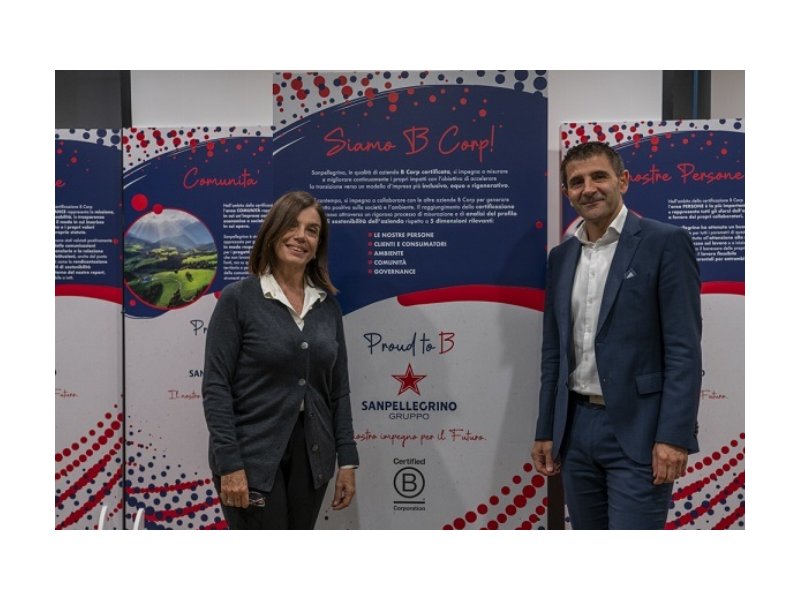 Gruppo Sanpellegrino ottiene la certificazione B Corp Gruppo Sanpellegrino ottiene la certificazione B Corp