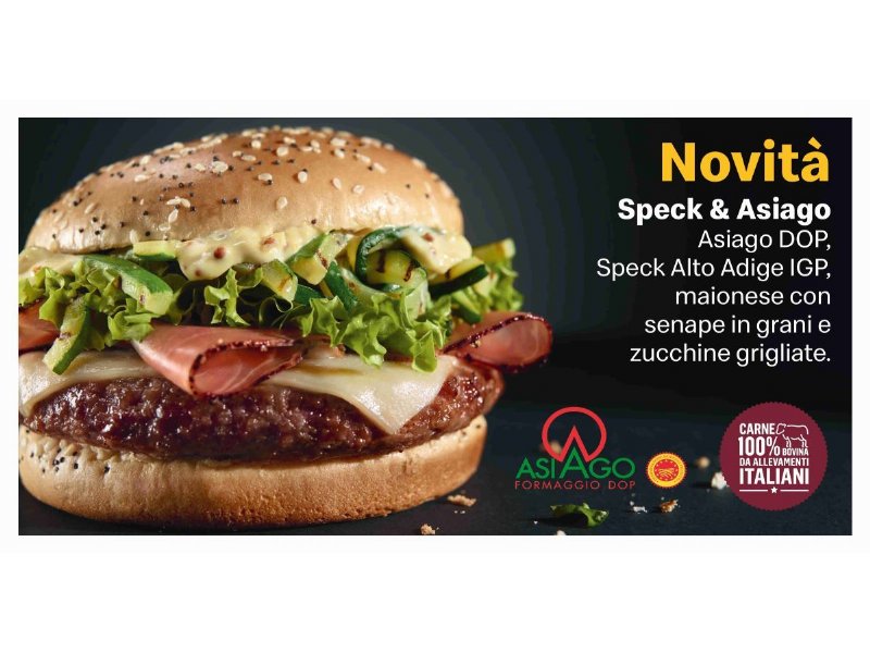 Asiago dop rafforza la partnership con McDonald’s - Distribuzione Moderna Asiago dop rafforza la partnership con McDonald’s - Distribuzione Moderna