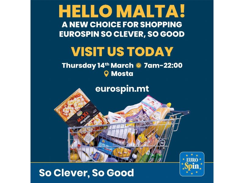 Eurospin apre il suo primo punto vendita maltese Eurospin apre il suo primo punto vendita maltese