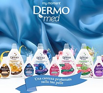 Dermomed entra nel cura casa e firma una nuova gamma di ammorbidenti e profuma biancheria
