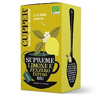Cupper porta sul mercato italiano Supreme Limone e Zenzero Infuso Bio Cupper porta sul mercato italiano Supreme Limone e Zenzero Infuso Bio