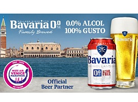 Bavaria 0.0% celebra il 12esimo anno di partnership con la Wizz Air Venicemarathon Bavaria 0.0% celebra il 12esimo anno di partnership con la Wizz Air Venicemarathon