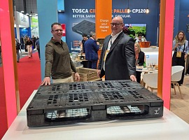 Tosca lancia il Circular Pallet in plastica riciclata per la filiera dell Tosca lancia il Circular Pallet in plastica riciclata per la filiera dell