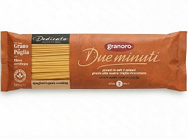Granoro rivoluziona la pasta con gli Spaghetti Due Minuti, pronti in 2 minuti Granoro rivoluziona la pasta con gli Spaghetti Due Minuti, pronti in 2 minuti