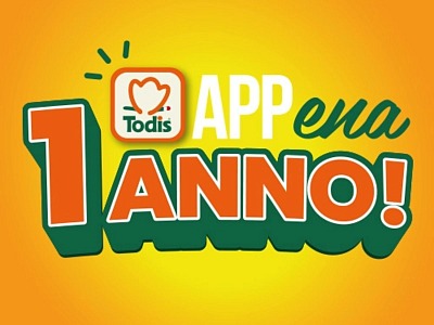 Todis: l'app di fidelity compie un anno e conquista 400.000 clienti Todis: l
