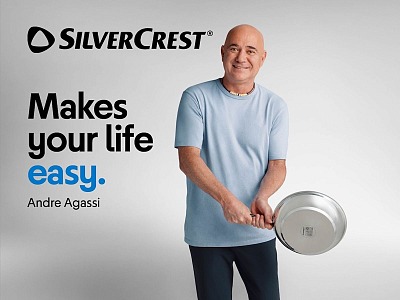 Lidl sceglie Andre Agassi come nuovo volto della PL Silvercrest Lidl sceglie Andre Agassi come nuovo volto della PL Silvercrest