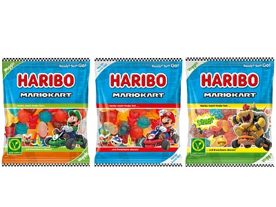 Haribo lancia la nuova limited edition dedicata a Mario Kart in tre diverse varianti Haribo lancia la nuova limited edition dedicata a Mario Kart in tre diverse varianti
