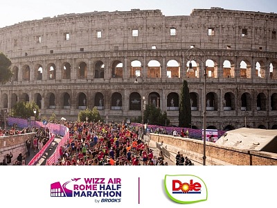 Dole Italia accompagna con la sua frutta i runner della Wizz Air Rome Half Marathon Dole Italia accompagnerà con la sua frutta i runner della Wizz Air Rome Half Marathon