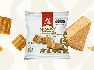 Fiore di Puglia presenta So Snack Quadrotti al Parmigiano Reggiano Fiore di Puglia presenta So Snack Quadrotti al Parmigiano Reggiano