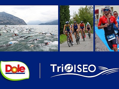 Dole Italia porta la sua energia ai triatleti del TriO Iseo 2026 Dole Italia porta la sua energia ai triatleti del TriO Iseo 2026