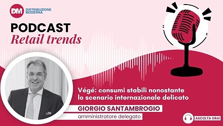 Podcast: Santambrogio (Végé), consumi stabili nonostante lo scenario internazionale delicato Podcast: Santambrogio (Végé), consumi stabili nonostante lo scenario internazionale delicato