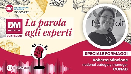 Podcast: Conad e l'eccellenza casearia, il valore del territorio come leva di fidelizzazione Podcast: Conad e l'eccellenza casearia, il valore del territorio come leva di fidelizzazione