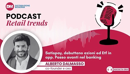 Podcast: Dalmasso (Satispay), debuttano azioni ed Etf in app. Passo avanti nel banking Podcast: Dalmasso (Satispay), debuttano azioni ed Etf in app. Passo avanti nel banking