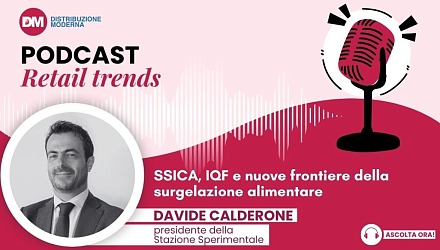 Podcast: Calderone (SSICA), IQF e nuove frontiere della surgelazione alimentare Podcast: Calderone (SSICA), IQF e nuove frontiere della surgelazione alimentare