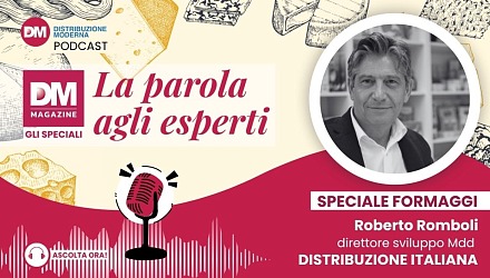 Podcast: Distribuzione Italiana, il futuro del comparto formaggi tra territorio e innovazione Podcast: Distribuzione Italiana, il futuro del comparto formaggi tra territorio e innovazione